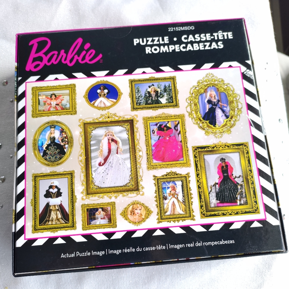 HOLIDAY BARBIE DOLL 1000 PIECE PUZZLE 27 inches by 19 inches SEALED NEW